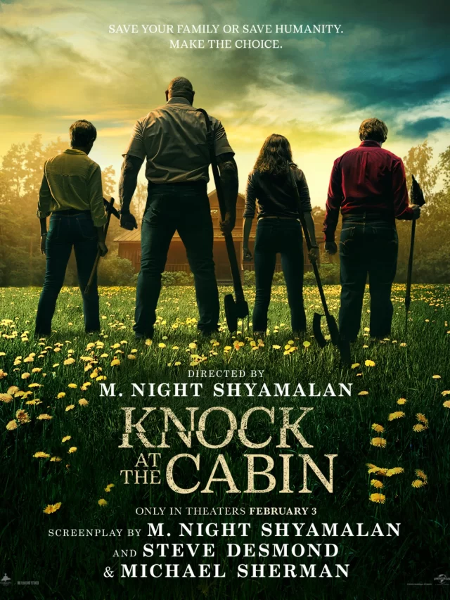 knock at thhe cabin poster